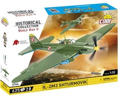 COBI 5744 BLOKAI LĖKTUVAS IL-2M3 SHTURMOVIK 625 VNT.
