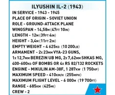 COBI 5745 BLOKAI LĖKTUVO ILYUSHIN IL-2 1943 m.