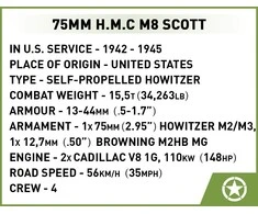Konstruktorius Cobi H.M.C M8 Scott, 525 dal.