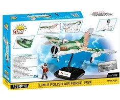 Cobi Lėktuvo modelis Lim-5 su lenkų pilotu