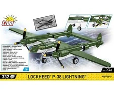 Cobi Klocki Lockheed P-38 Lightning 332 klocki
