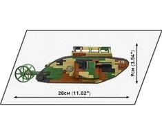 Cobi Mark I vyras modelis C.19 konstruktorius, 878 dalys