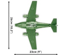 COBI 5881 istorinė kolekcija Antrojo pasaulinio karo Messerschmitt Me 262 naikintuvas