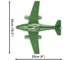 COBI 5881 istorinė kolekcija Antrojo pasaulinio karo Messerschmitt Me 262 naikintuvas