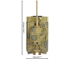 COBI konstruktorius Panzer VI Tiger 131, 1:28, 1275 detalių tankas