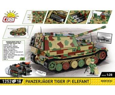 COBI 2582 BLOKAI Panzerjäger Tiger (P) Elefant Tank Cannon
