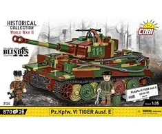 Cobi Klocki Pz.kpfw blokuoja vi tiger ausf. e 870 blokų