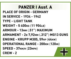 Cobi Klocki Renault R35 - Valentine IX - Panzer I