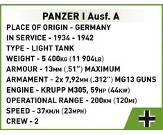 Cobi Klocki Renault R35 - Valentine IX - Panzer I