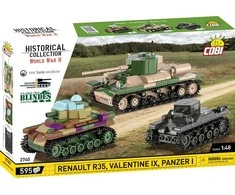 Cobi Klocki Renault R35 - Valentine IX - Panzer I