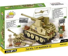 Cobi Konstruktorius Sd.Kfz. Marder III, 486 detali