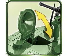 Antrojo pasaulinio karo „Sherman M4A3E2 Jumbo Cobi“ konstruktorius, 720 d.