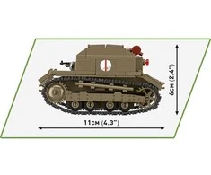Cobi Tanketės TK-3 modelis su figūrėle