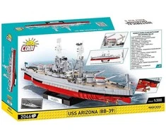 Cobi USS Arizona BB-39 Konstruktoriaus Rinkinys su 2046 Dalimis