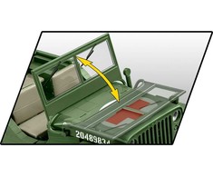 Konstruktorius Cobi Wilys MB Medikų automobilis 2806, 1131