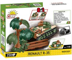 Maketas - COBI - RENAULT R-35 - Plastikas - Vaikams nuo 6 metų - Interjeras