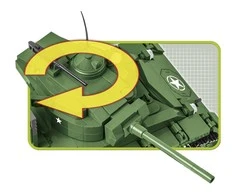 COBI M24 Chaffee tanko konstruktorius, 590 det., mastelis 1:28