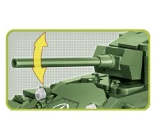 COBI M24 Chaffee tanko konstruktorius, 590 det., mastelis 1:28