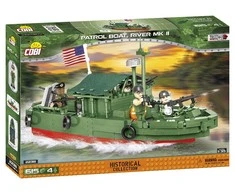 Surenkamas modelis Vietnam War PatrolBoatRiver MKII Cobi, 2238, 615 d.