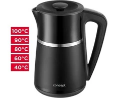 Concept Solution Concept Virdulys Dvisienis virdulys su termoreguliacija 1,7 l RK3100