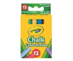 Crayola, Inc. Crayola 12 coloured chalk Daugybė 12 vnt