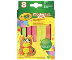 Crayola, Inc. PLASTELINA NEONOWA CRAYOLA CORE 8 KOLORÓW