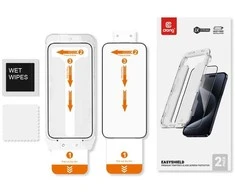 „Crong EasyShield 2 vnt.“ – grūdintas stiklas, skirtas „iPhone 14 Pro“ (2 vnt.)