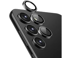 Crong Lens Ring - Apsauginis stiklas skirtas the camera lens Samsung Galaxy S24 (juodas)