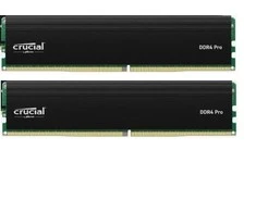 RAM „Crucial Pro“ 64 GB rinkinys (2 x 32 GB) DDR4-3200 UDIMM CL22 (16 Gbit), EAN: 649528937797