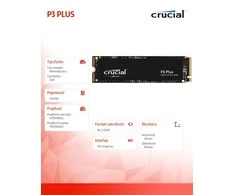 „Crucial P3 Plus“ 500 GB 3D NAND NVMe PCIe M.2 SSD