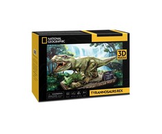 CUBIC FUN National Geographic 3D dėlionė „Tiranozauras REX“
