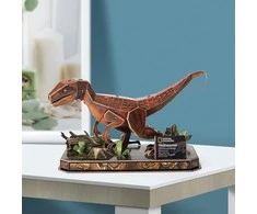 CUBIC FUN National Geographic 3D dėlionė „Velociraptorius“
