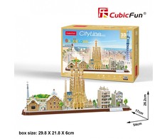 CUBICFUN 3D dėlionė „Barselona“