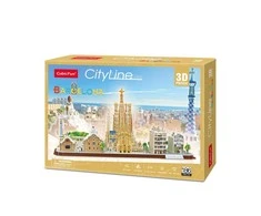 CUBICFUN 3D dėlionė „Barselona“