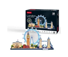 CubicFun Puzzle 3D miesto linijų dėlionė – Londonas LED