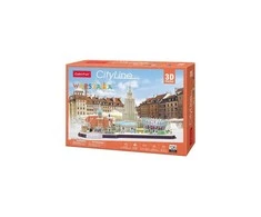 CubicFun 3D dėlionė Varšuva Cubic Fun, 306-20271, 126 d.