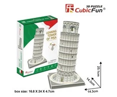 CubicFun 3D dėlionė Pasviręs Pizos bokštas