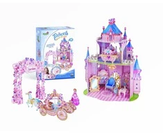 CUBICFUN 3D dėlionė - „Princesės slaptas sodas“