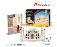 CUBICFUN 3D dėlionė iš serijos „National Geographic“ - „Taj Mahal“