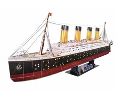 CUBICFUN 3D dėlionė su LED apšvietimu „Titanic“