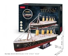 CUBICFUN 3D dėlionė su LED apšvietimu „Titanic“