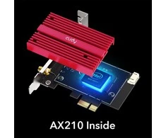 Tinklo Plokštė - Cudy WE3000S PCI-E Adapteris 235x140x40 mm