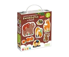 CzuCzu Dėlionė 33 vnt. - Gyvūnai miške