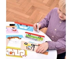 Czuczu transporto priemonių kūrybiniai žaidimai su „Marker Pen