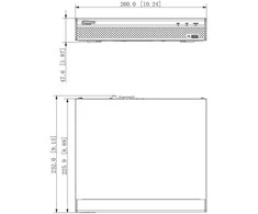 Dahua IP įrašymo įrenginys NVR4108HS-4KS2/L, 8 kam., 4K 8MP, 1HDD, 80Mbps, H.265/H.264, IVS