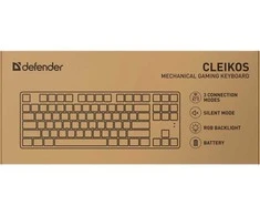 Klaviatūra Defender Cleikos GK-135 Outemu Brown