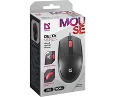 Pelė DEFENDER DELTA MM-523 Juoda optinė