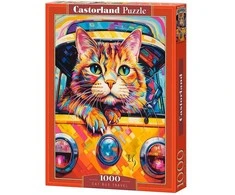 Castorland dėlionė Cat Bus Travel 1000 det.