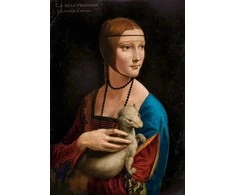 Castorland Dėlionė 1000 vnt. - Dama su šermuonėliu