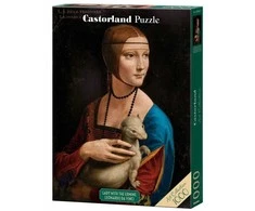 Castorland Dėlionė 1000 vnt. - Dama su šermuonėliu
